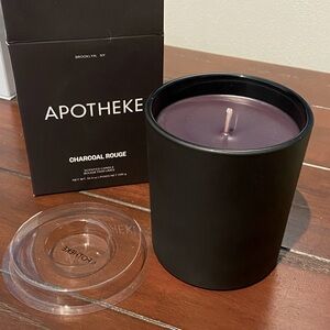 New Apotheke Charcoal Rouge Candle NIB 10.5 oz